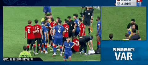 申花门将打人事件现场视频,申花门将马镇追加处罚