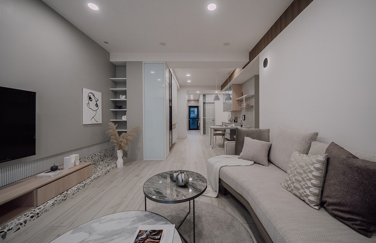 两个人的116㎡，进门感觉太治愈，全屋干净又大方，真是太舒适