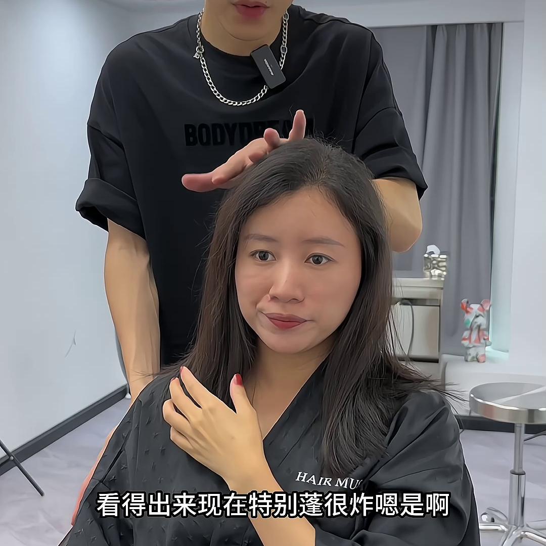 方圆脸女生刘海发型大全,不染不烫的女生方圆脸发型