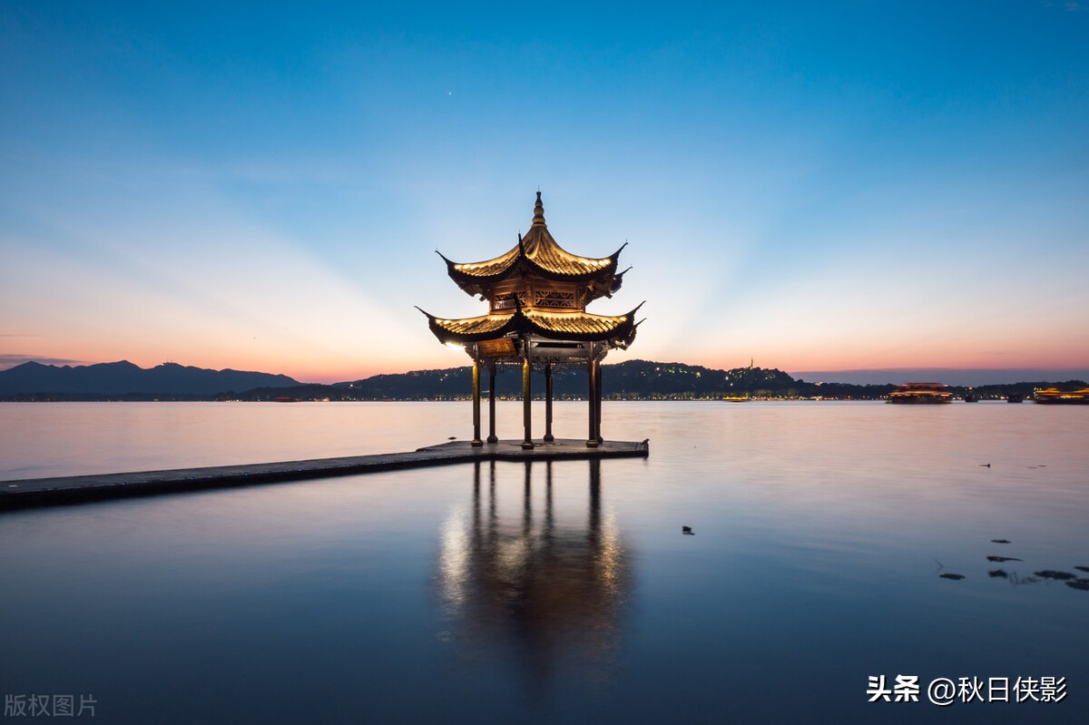 杭州西湖景点地图全图,春节杭州西湖免费景点