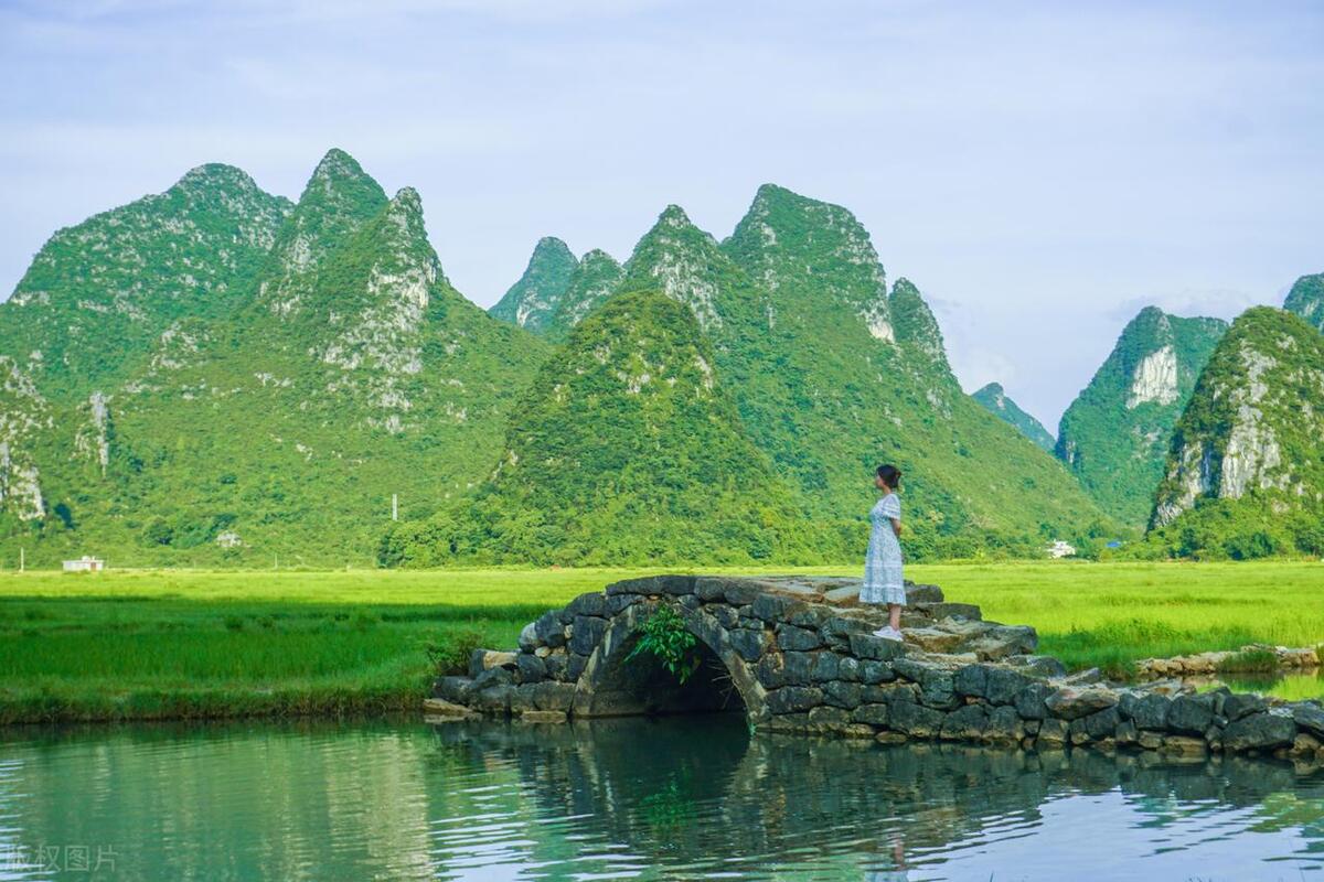 广西农村山水田园美景,广西7处山水田园风光