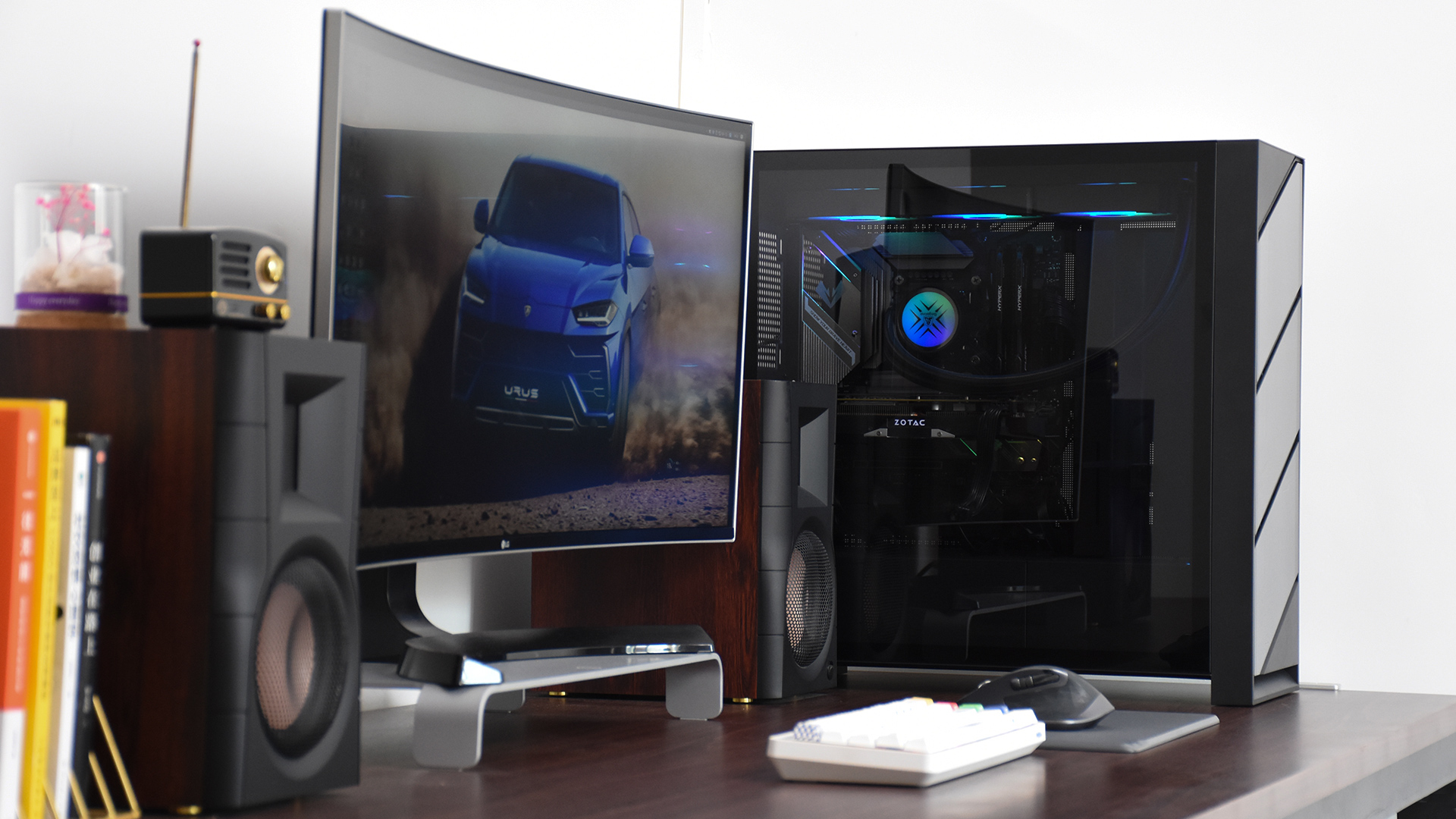 鑫谷御风冰川白机箱,鑫谷昆仑御风机箱安装展示