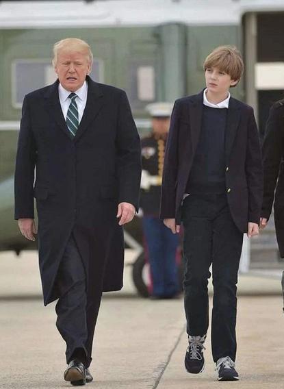 特朗普小儿子巴伦现状,特朗普巴伦现在多少岁了