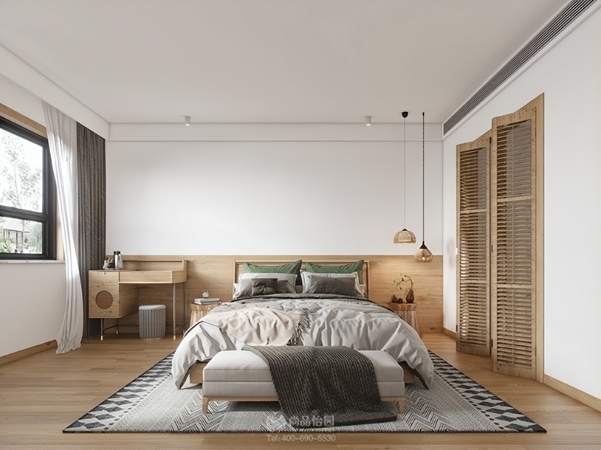 200平米日式原木风格,200平日式原木风