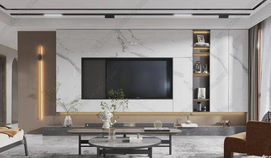 2020现代风最漂亮的背景墙,20款电视背景墙实景分享