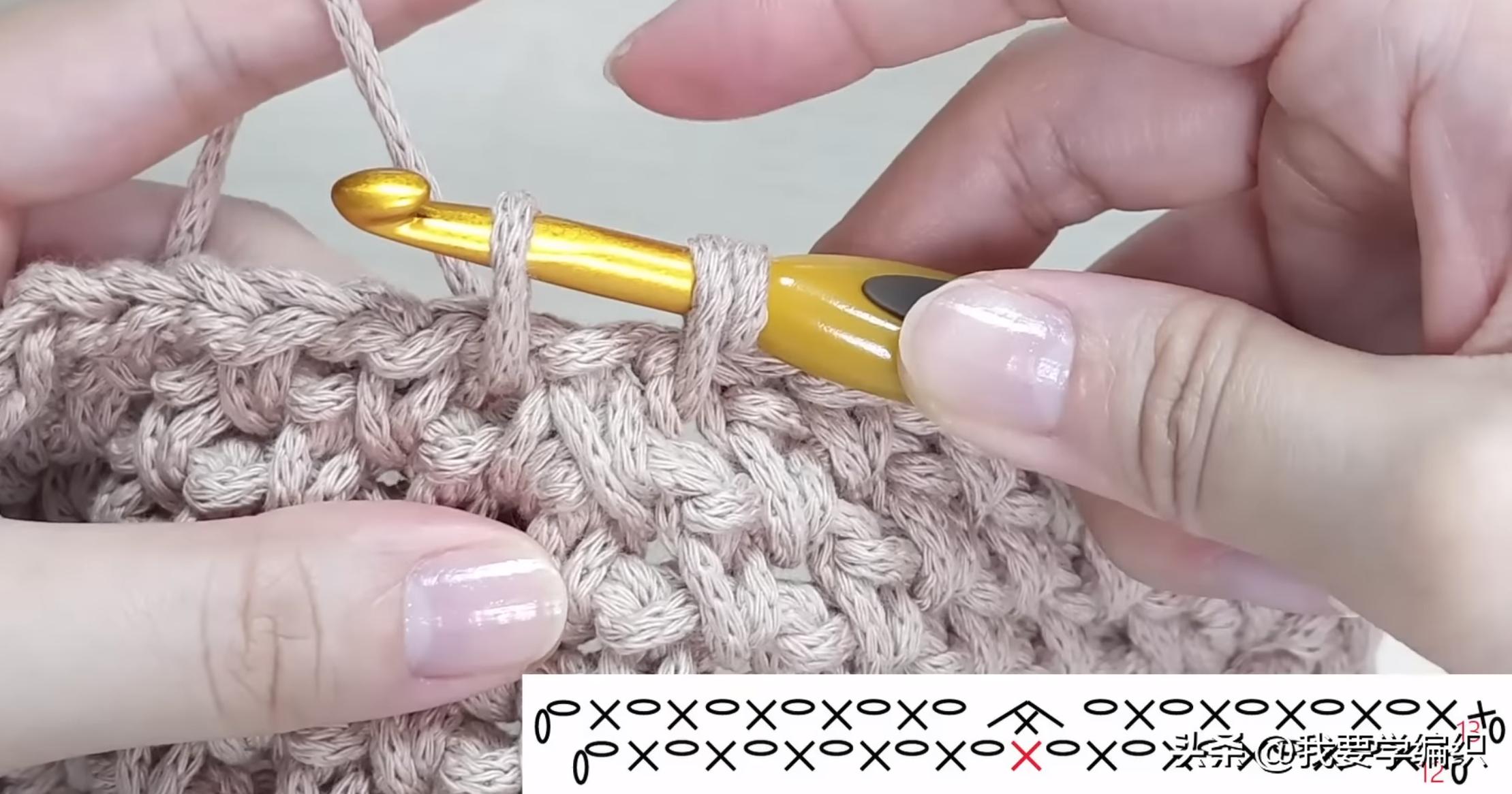 适合小姑娘提的手提包编织教程,小巧型编织包