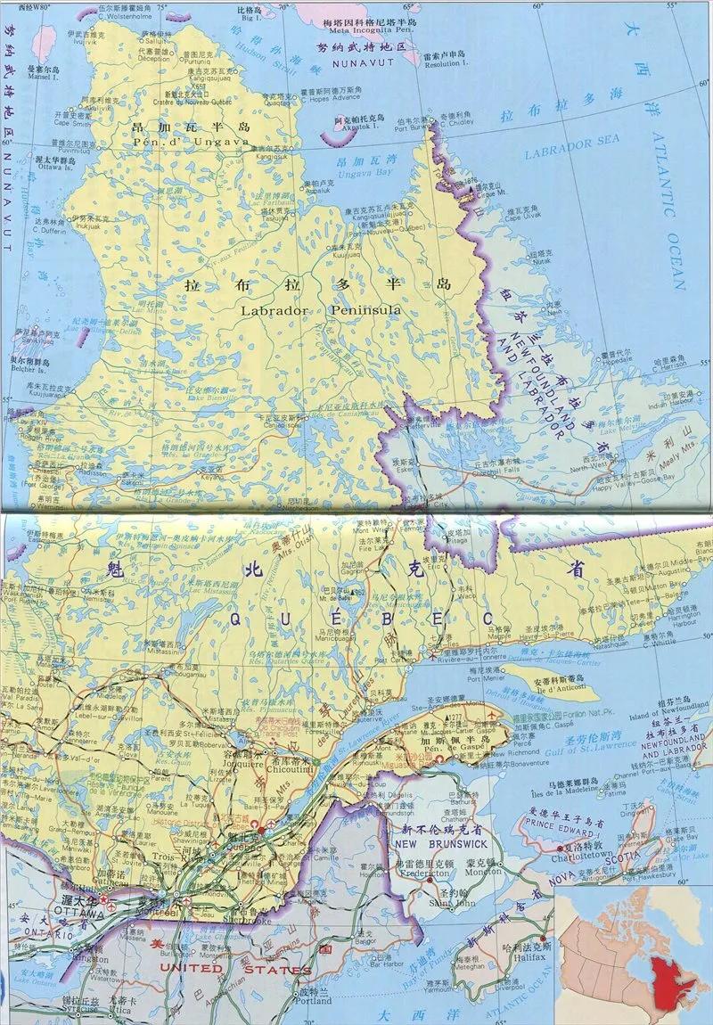 魁北克风景美景图,加拿大魁北克旅游城市