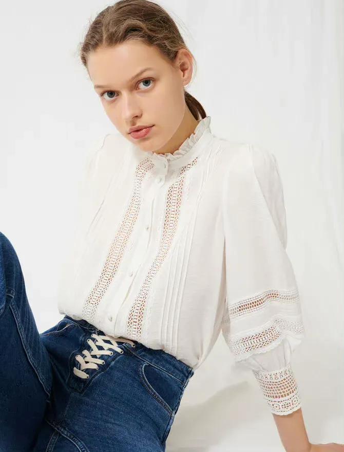 法式衬衫的各种穿搭风,法式轻奢衬衫高级感小众上衣