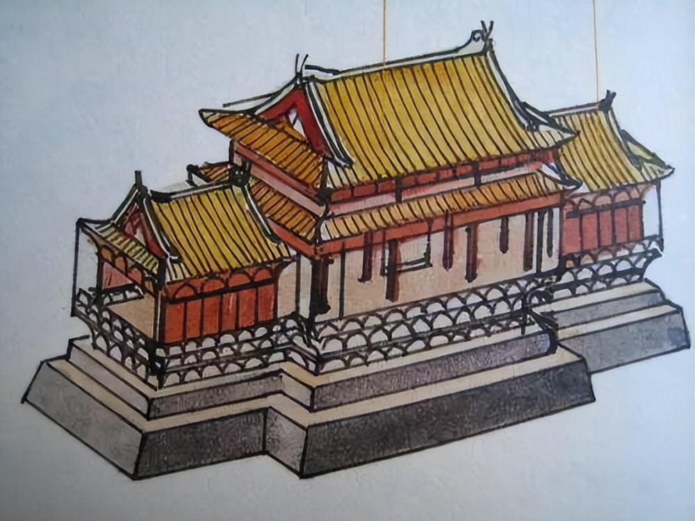 古建结构名称及图解,图释文字