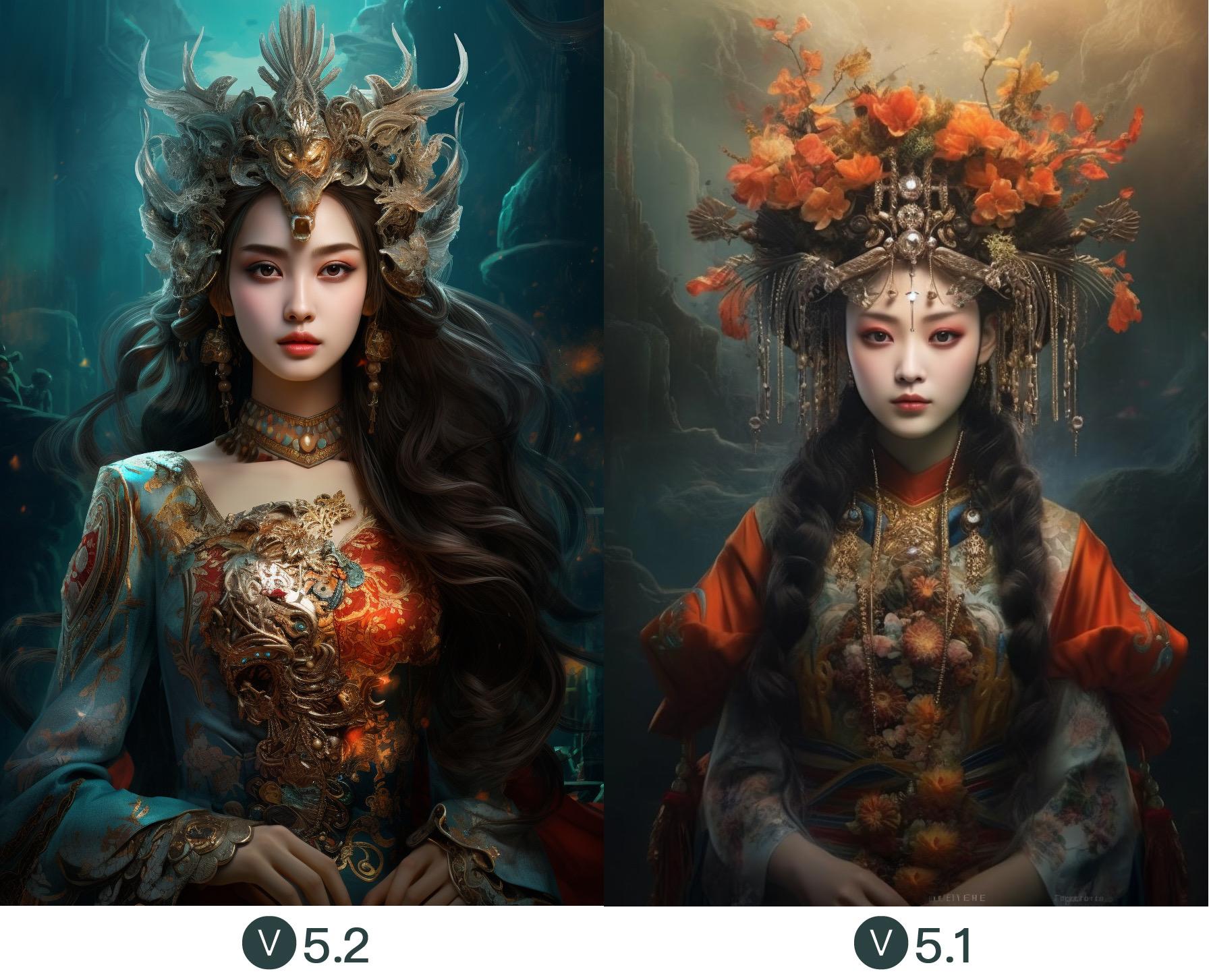 midjourneyv5与v4的区别,midjourneyv5和v4的区别