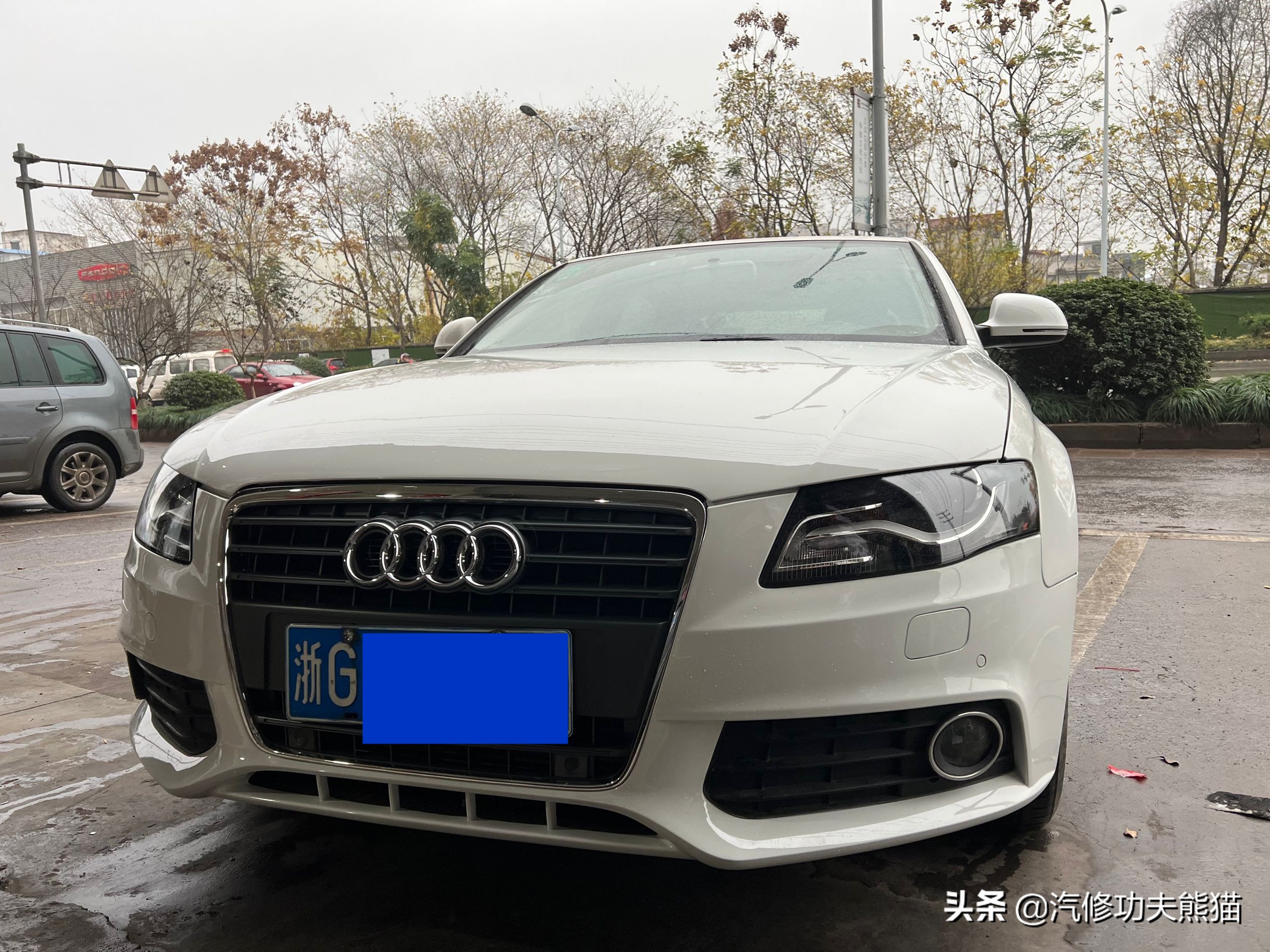 老车翻新修复奥迪a4,修复报废奥迪a4