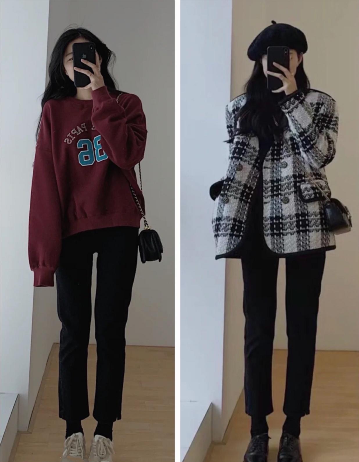 胖mm显瘦黑裤子,黑裤子显瘦还是白裤子显瘦