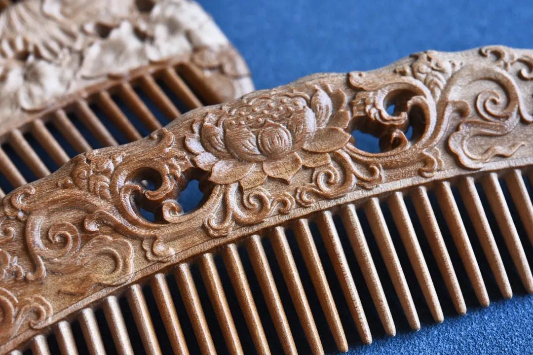 印度老山檀香木材,印度老山檀香梳子