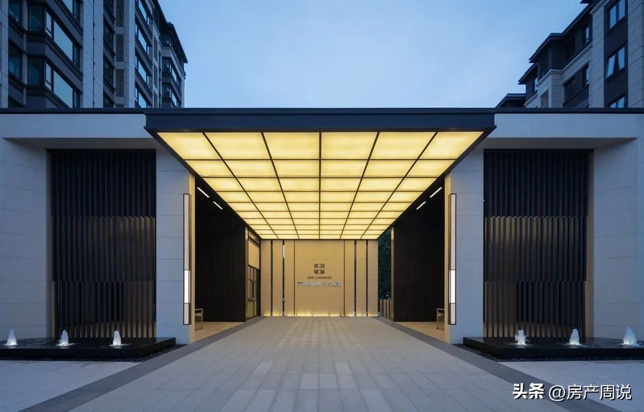 高档小区大门入口图片欣赏,高档小区大门入口门楼图