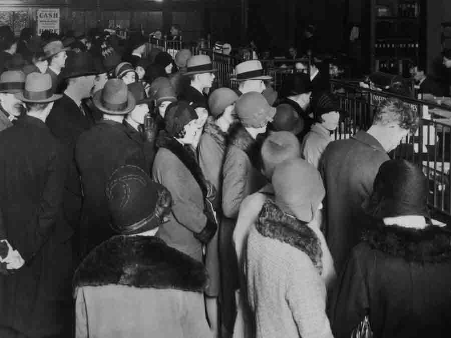 美国1929经济危机时的股市表现,1929美国大萧条股市走势