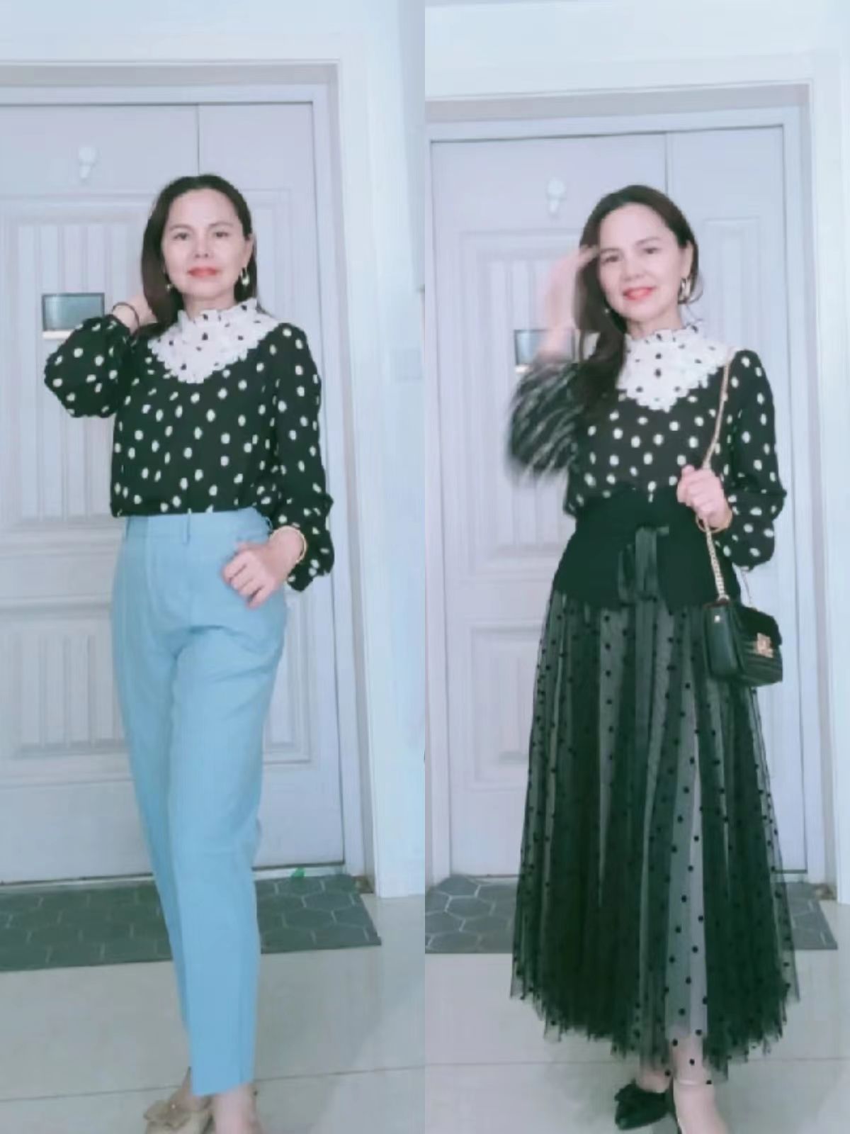 30-50岁精致女人这样穿搭时尚大方,妈妈穿搭推荐40-50岁春季搭配