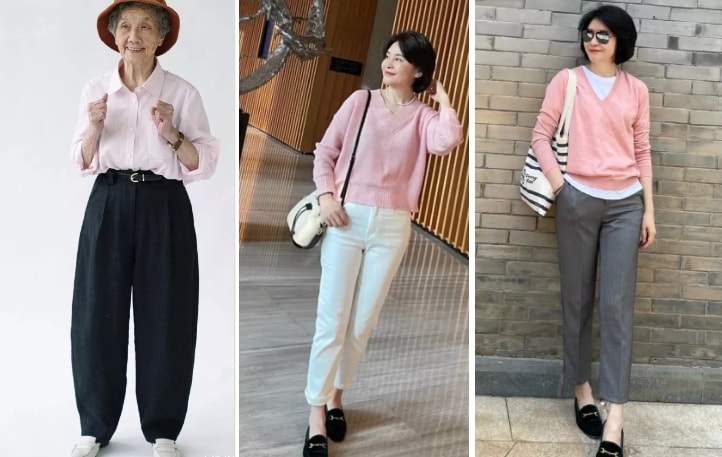 粉色装嫩搭配,粉色花里胡哨穿搭