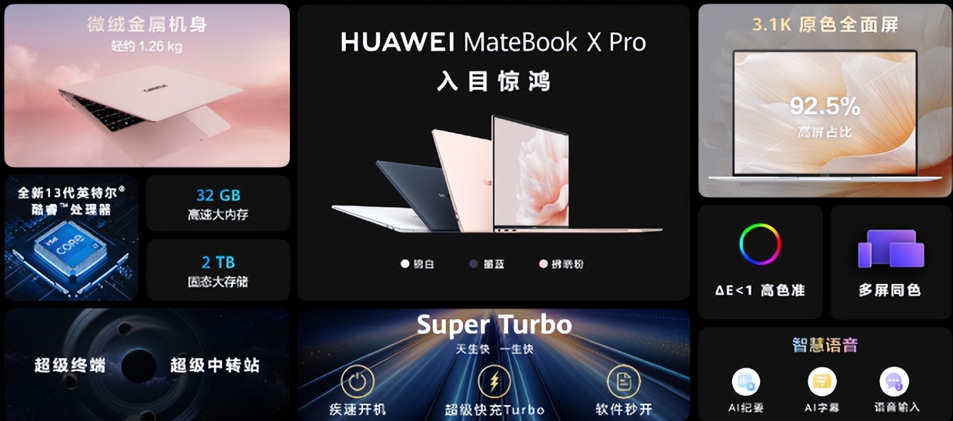 华为matebook三款新品正式开售,华为matebookd162024高能版开售时间