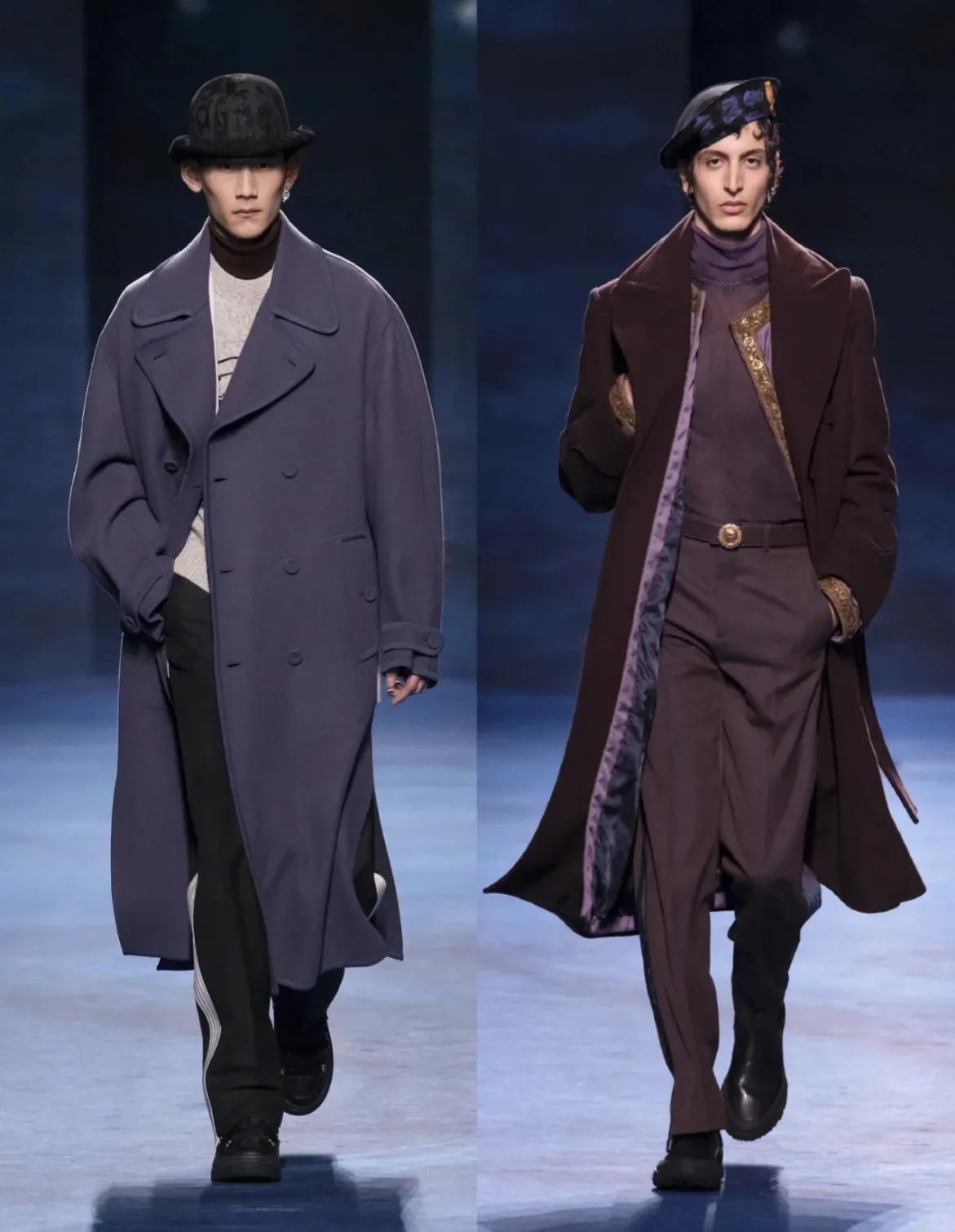 DiorHomme男装冬季系列,dior秀场1985