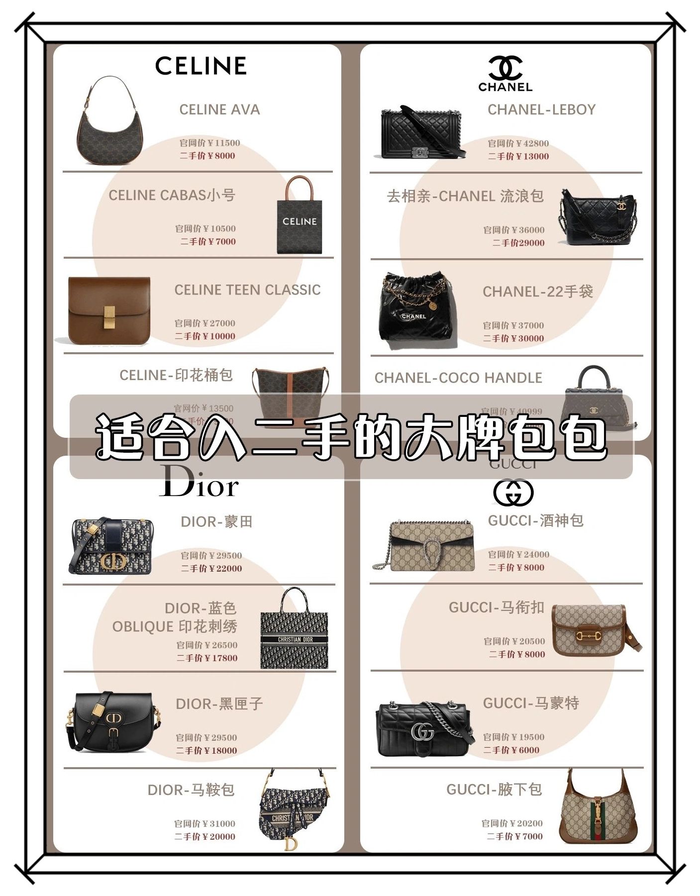 二手大牌奢侈品包包,二手奢侈品包包app