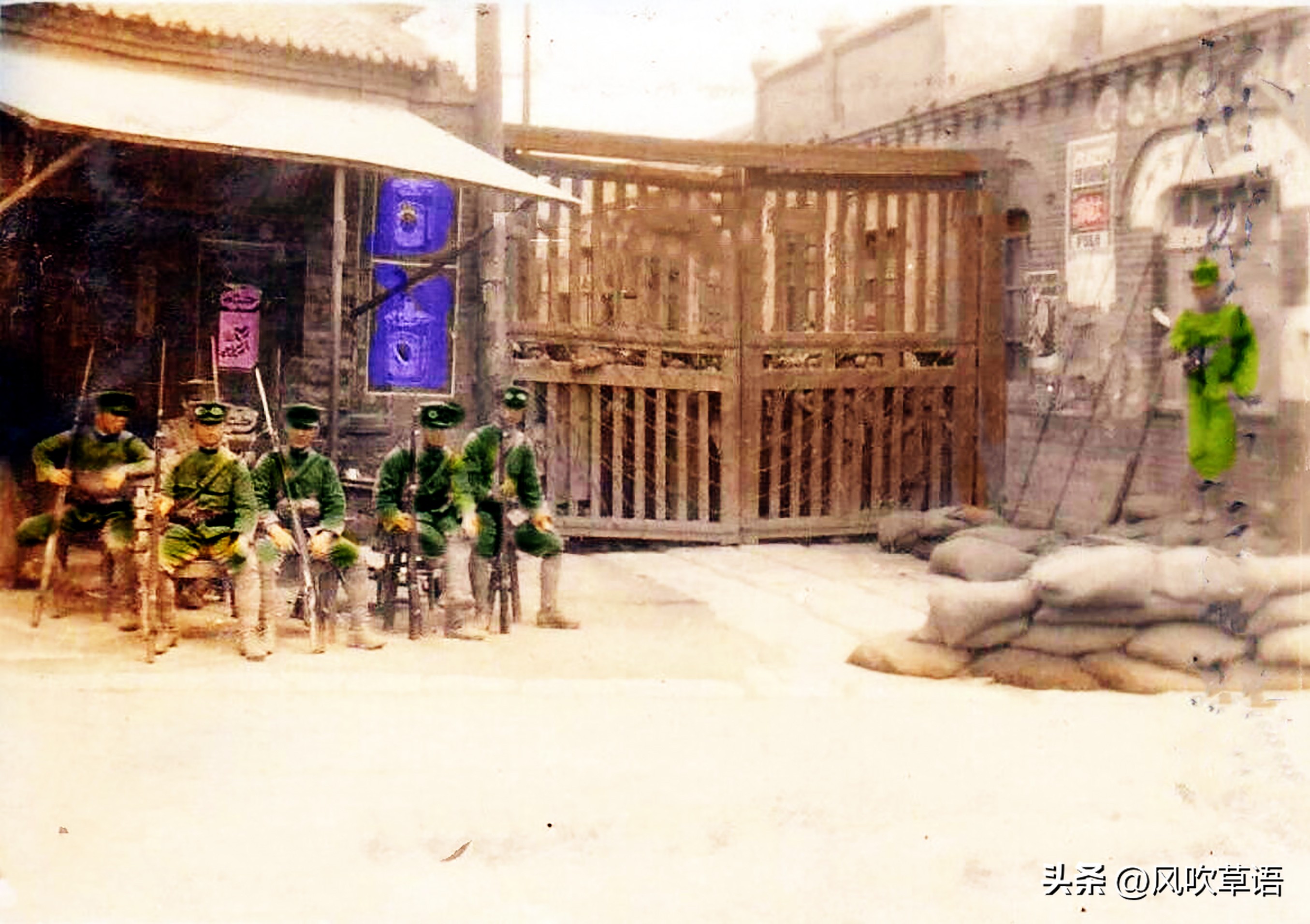 日军济南惨案真实影像,日军侵占济南老照片