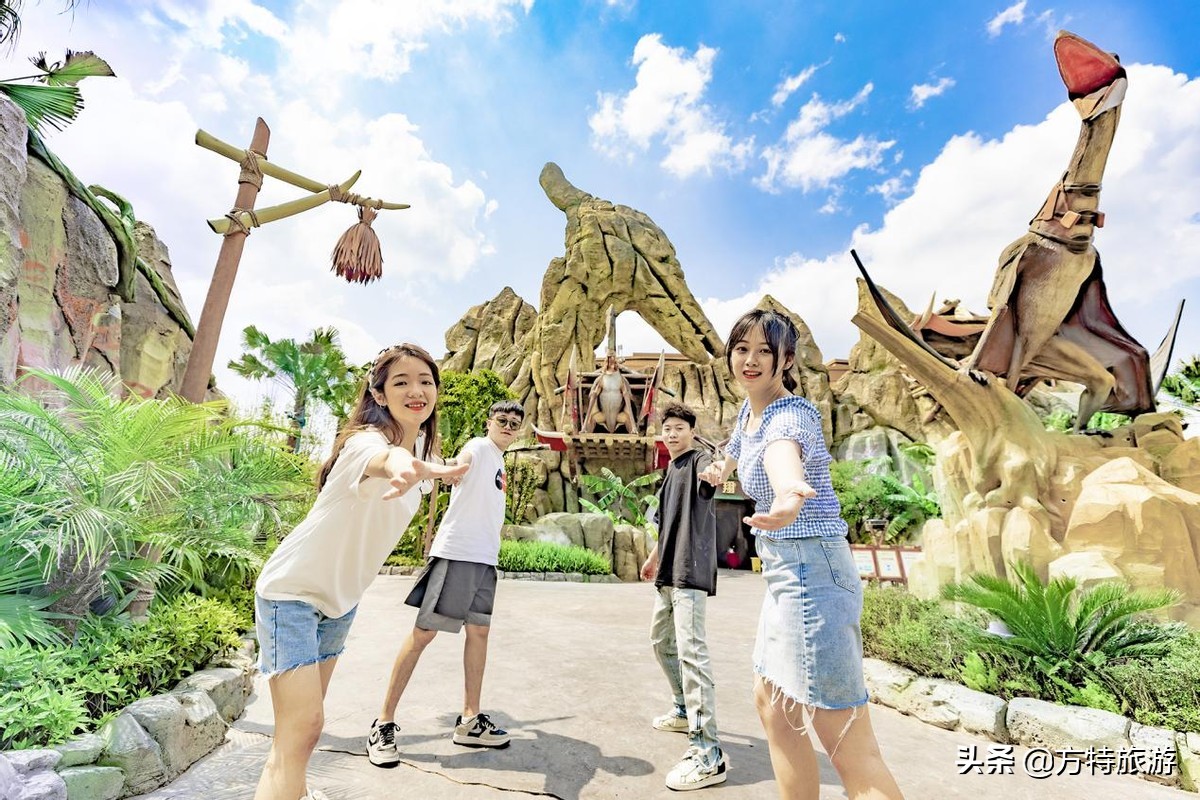 自贡方特恐龙王国效果图,自贡方特恐龙地心历险