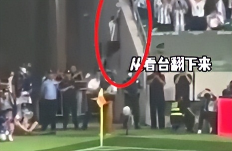 球迷冲进球场拥抱梅西后续被合影,球迷冲进球场拥抱梅西被摁倒在地