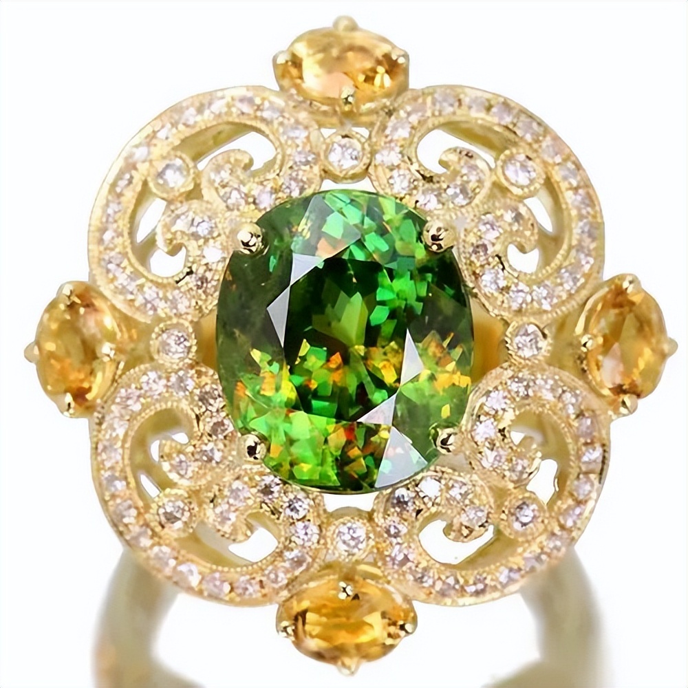 高端宝石级的石榴石,石榴石明星