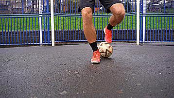 地面花式足球,花式足球技巧之地面舞蹈