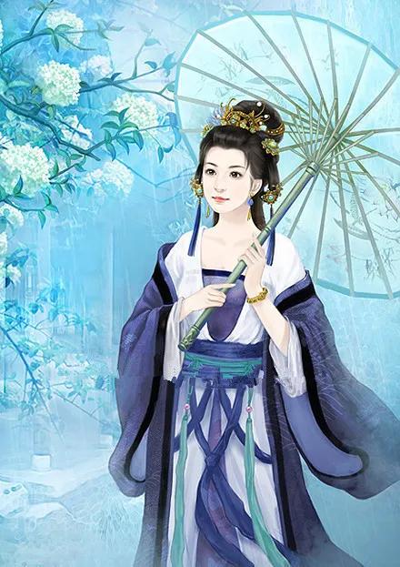 精美手绘手机壁纸古装演员,唐嫣古装高清壁纸