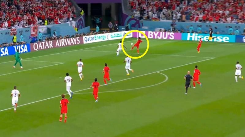 张玉宁停球给武磊,武磊能踢韩国吗