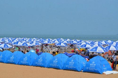 青岛金沙滩到昌黎黄金海岸,青岛黄金海岸金沙滩附近景点