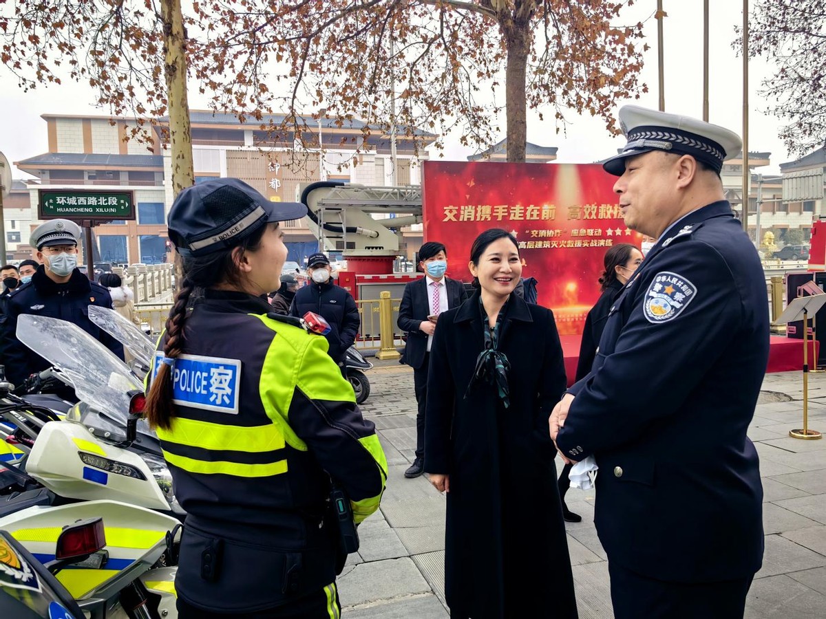 莲湖区“交消协作”应急联动在天朗时代大酒店举办