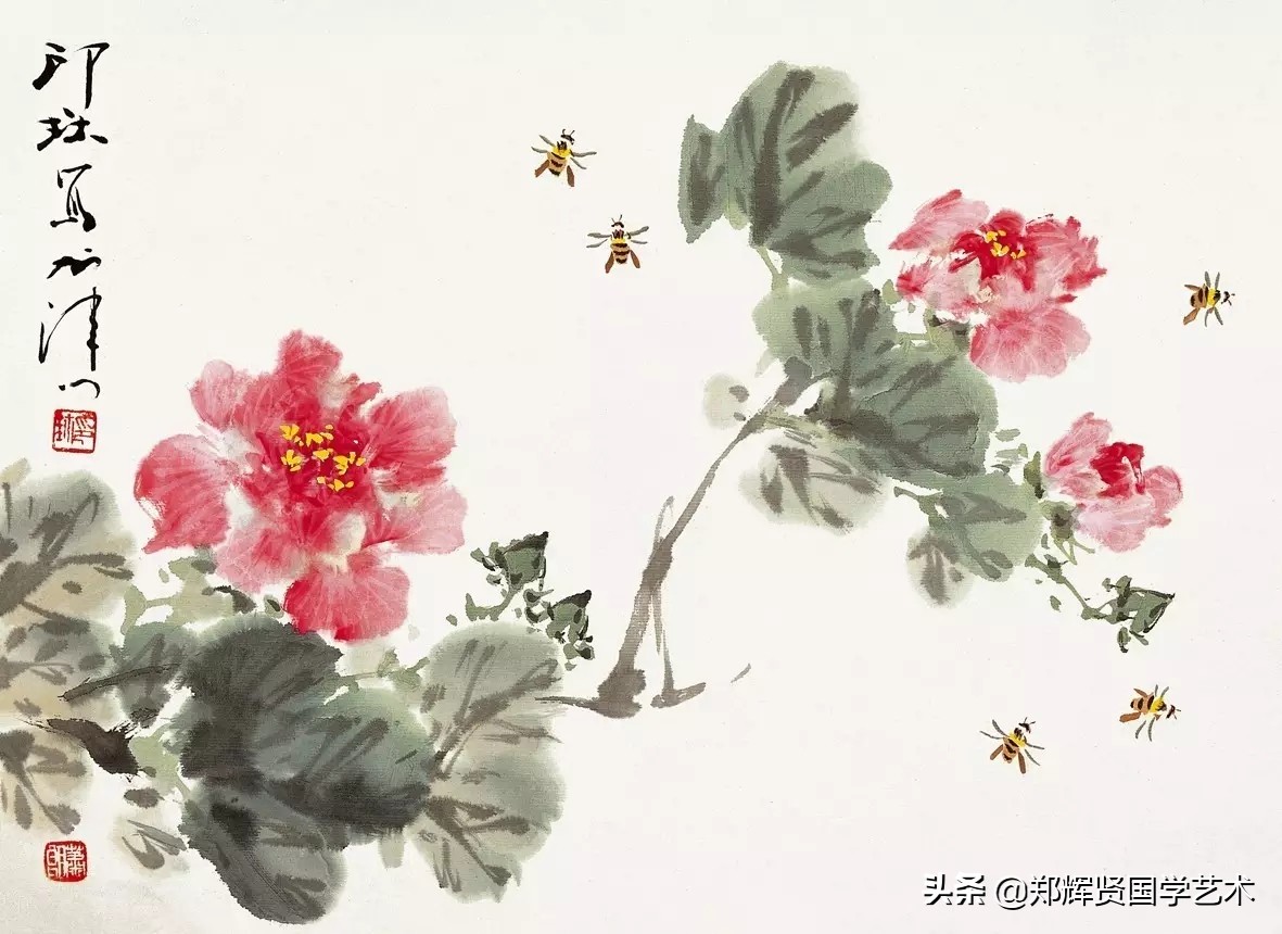 一年四季冰消万物新，几树梅花喜鹊唱殷勤