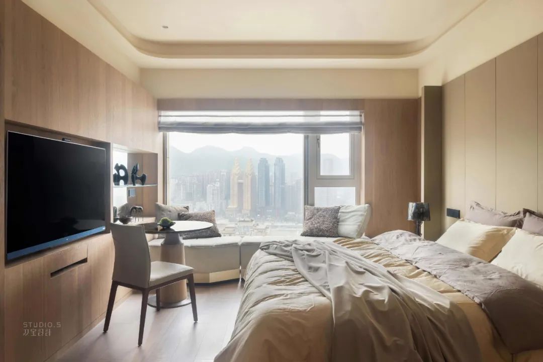 木色木饰面现代风,150平现代轻奢原木颜色