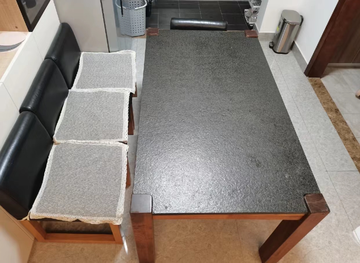 岩板餐桌使用过程中会裂吗,岩板餐桌角裂了