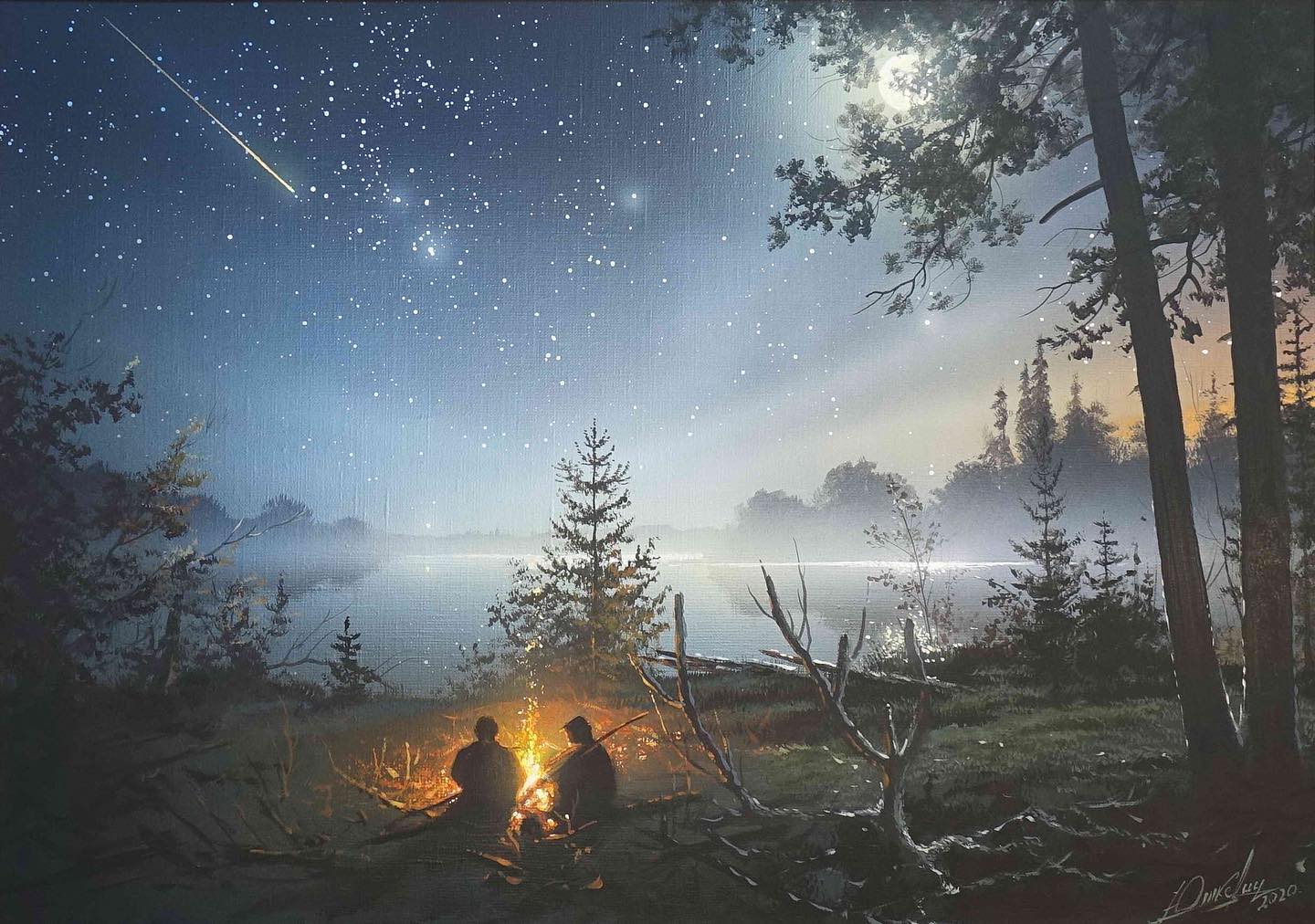 画家维克多风景画图片,维克多丙烯风景画颜料