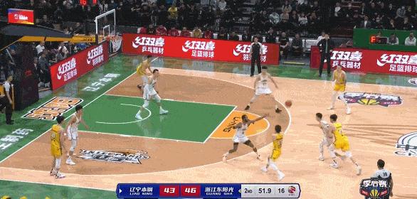 张镇麟46分辽宁加时险胜广东,张镇麟23分广厦