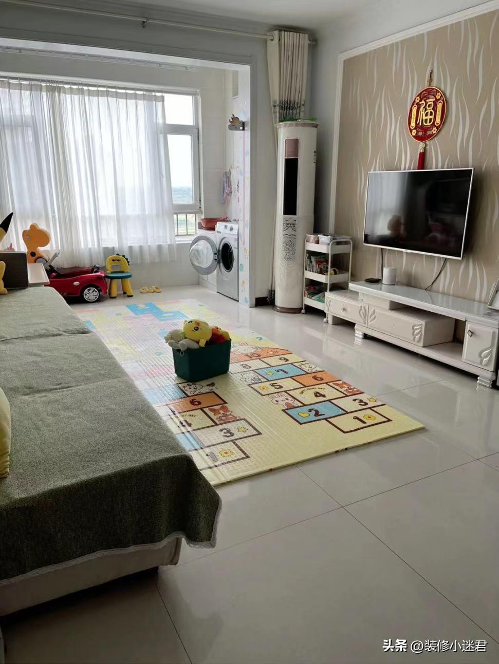 山东一女主一人带娃,装修的房子很接地气,不豪华却很温暖