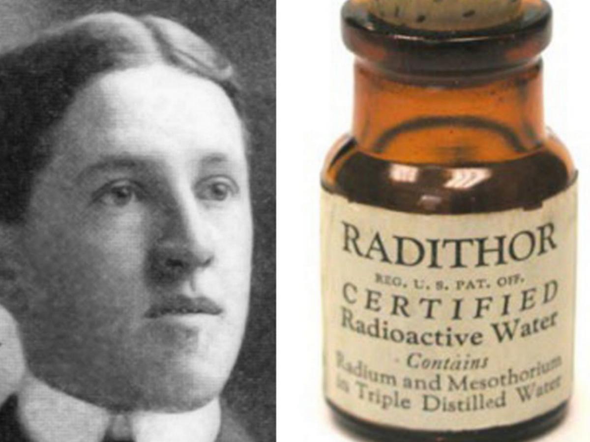 男子喝核辐射水下巴糜烂惨不忍睹,美国男子三年喝下1400瓶核辐射水