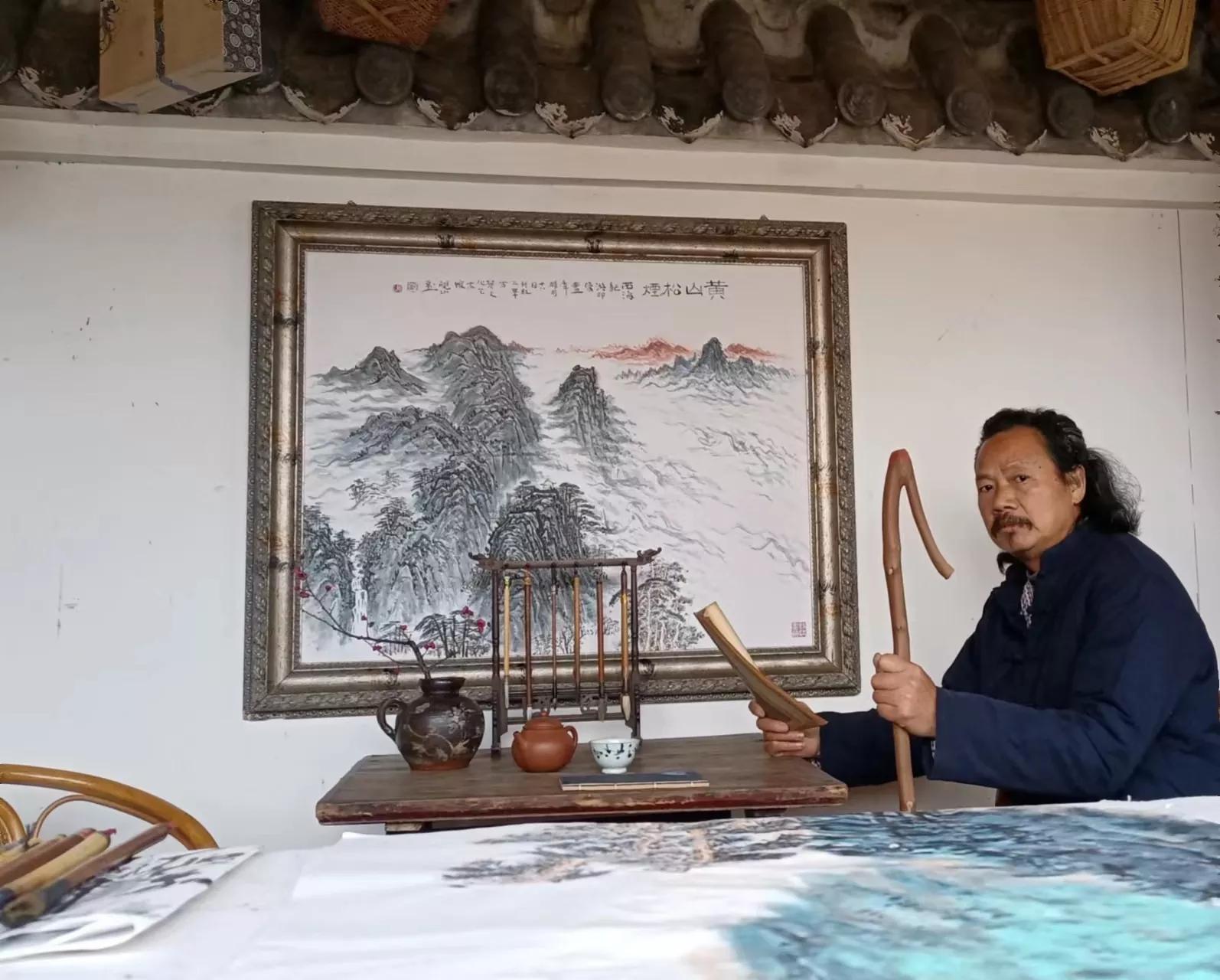 他不仅仅是古琴大师,他还是画家、篆刻家、书法家,二