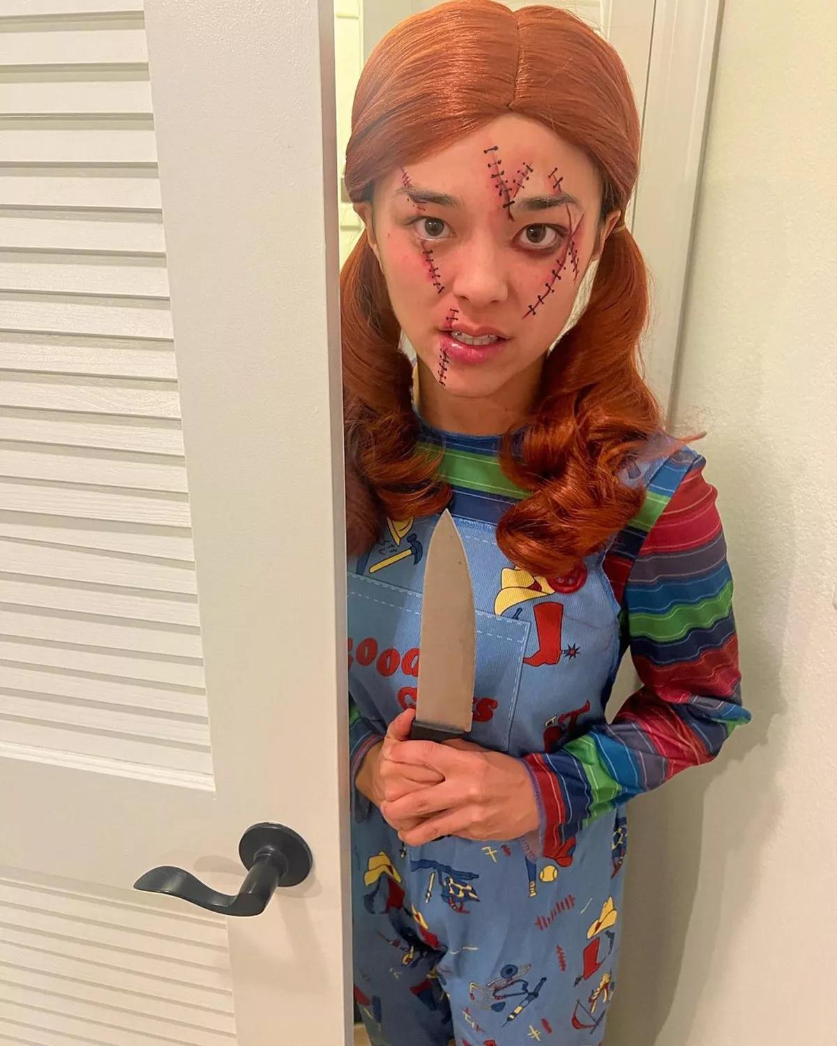 万圣节女明星造型,欧美今年万圣节造型