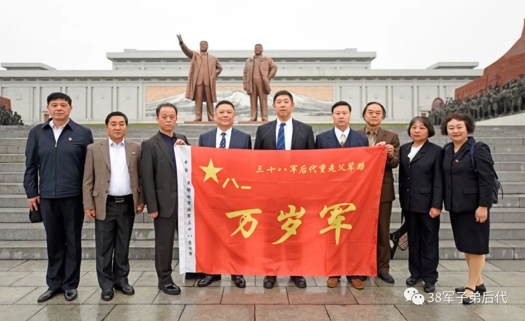 38军老兵朝鲜,朝鲜平壤万景台少年宫牡丹峰