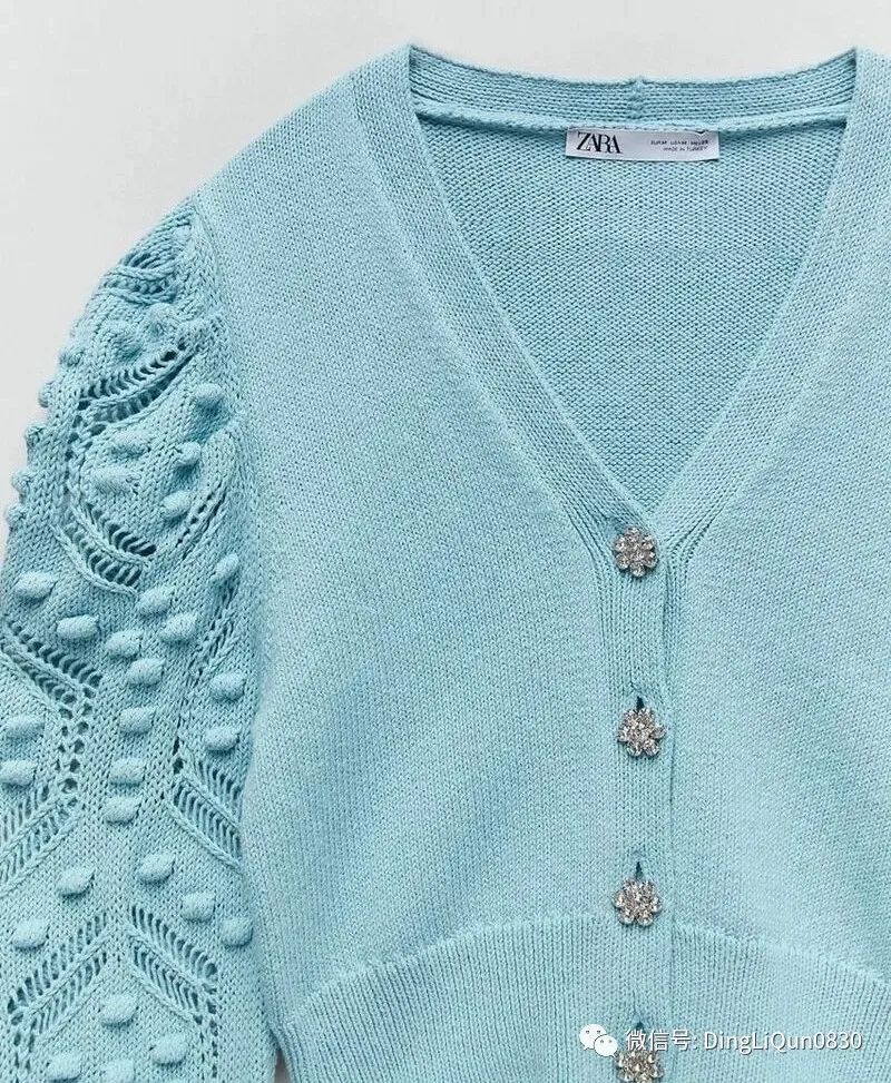 段染针织开衫图解,蝙蝠衫针织开衫图解