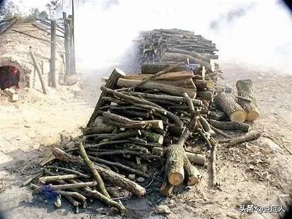 烧木炭源头,烧木炭的艰辛