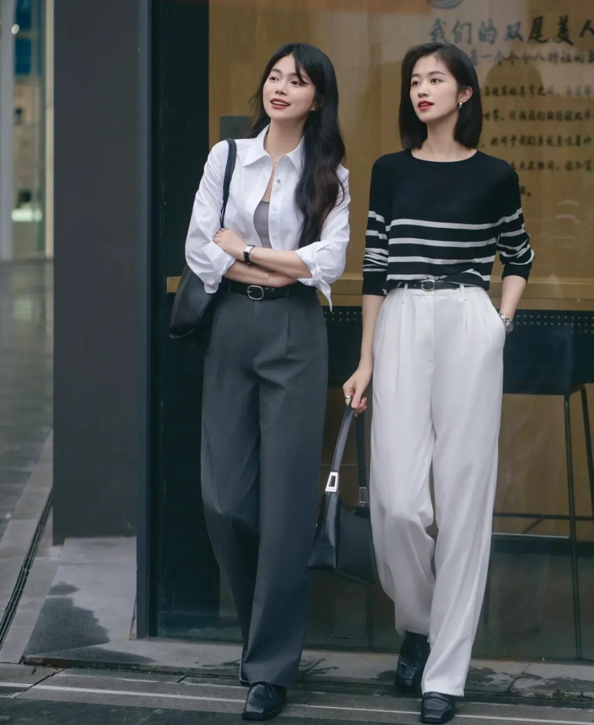 夏日闺蜜日常穿搭模板,夏季闺蜜装穿搭时髦可爱