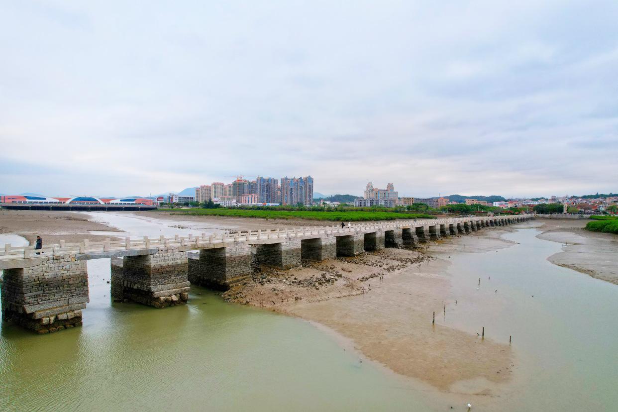 泉州宋代跨海大桥,泉州湾跨海古桥