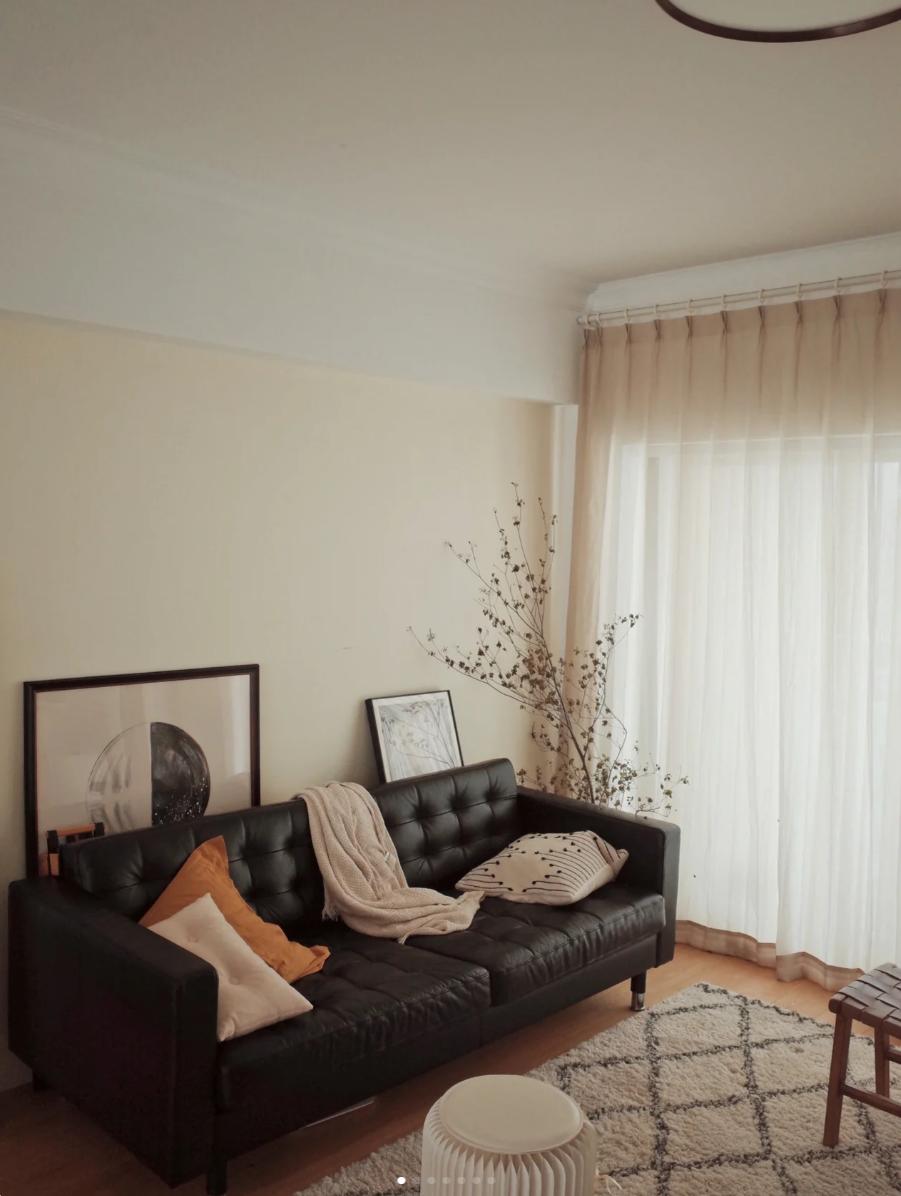 奢华大气的黑色皮沙发,真正的黑色皮沙发