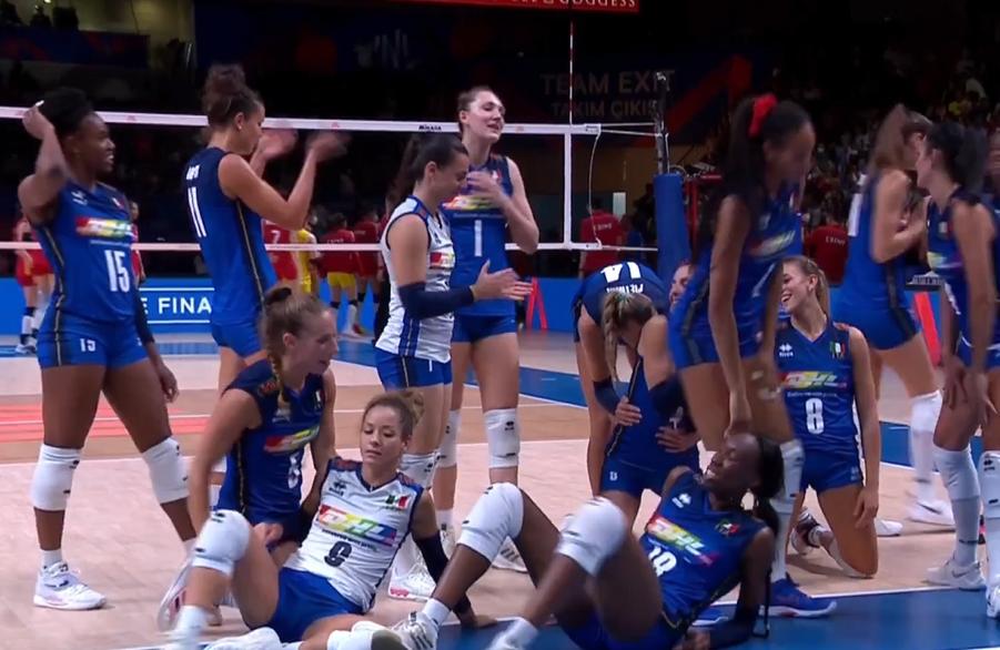 意大利女排联赛科内夺冠,意大利女排世锦赛开门红