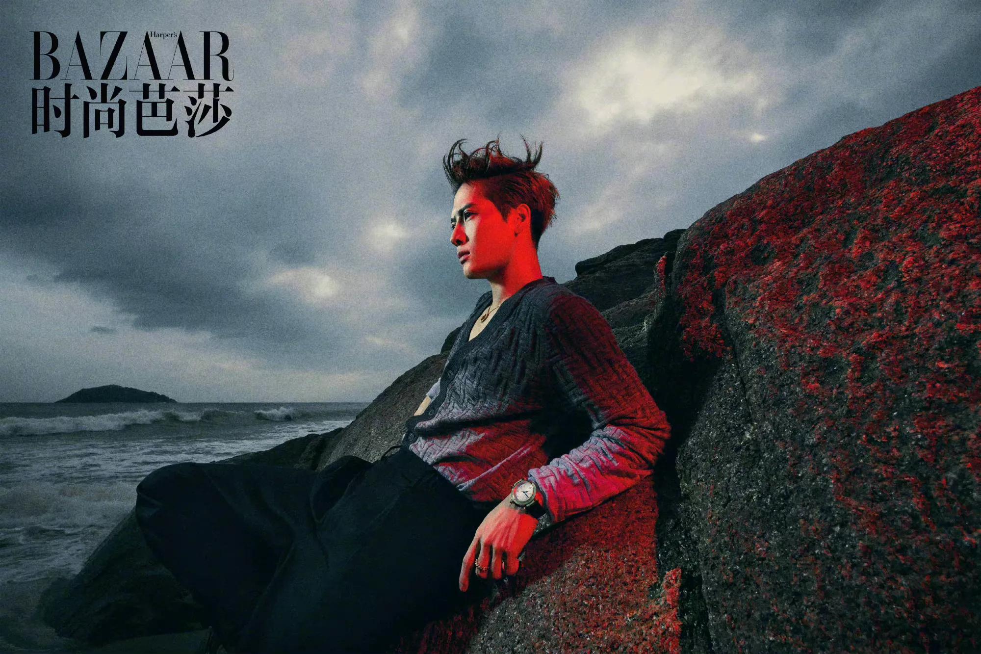 时尚芭莎肖战和谁拍过,时尚芭莎肖战年度盛典照片